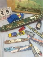 Lot of 16 Boats