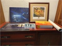 Lot of Airplane Posters, Airplane Bank