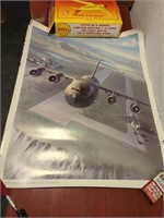 Lot of Airplane Posters, Airplane Bank