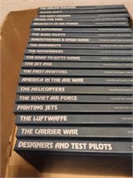 2 Boxes of  Airplane Books