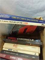4 Boxes of Car Books