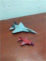 Assortment of Planes and Displayed Vehicles
