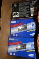 halogen lights for cars 2 boxes + 1 grocery bag