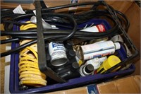 Air Hose; Garage cleaning items -sprays, liquids