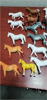 Various Small Toy Horses