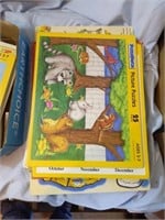 1 Box of Kid Puzzles