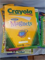 38 Coloring Books and Crayons, Color'N'Learn book