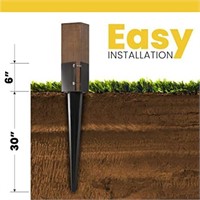 36" 4x4 Fence Post Anchor Ground Spike