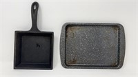 Cast Iron Cornbread Cookie Skillet Pan Toaster