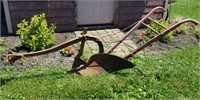 Horse drawn 1 bottom plow, very nice condition.