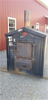 Outdoor wood furnace/boiler, Turbo Boiler MFG.