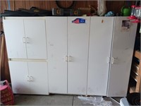 3 Storage Cabinets, Hardware, Dry Wall tools