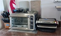 Farberware Toaster Oven, Knives, OptiGrill