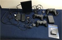 PlayStation 2 w/ 3 Controllers, Remote, Cords,