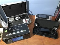 Sony PSP w/ Case, Cover, Chargers, Extra Battery