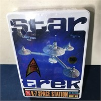 New AMT Star Trek K-7 Space Station in Tin Box