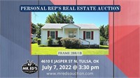 Personal Representative's Real Estate Auction