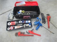 Craftsman tool box that includes plumbing kit