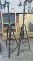 Pair of Pittsburgh 2 ton under hoist stands.