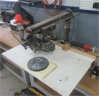 Craftsman 9" radial arm saw with manuals and