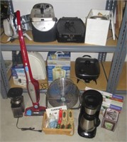 Lot of kitchen items including coffee maker,