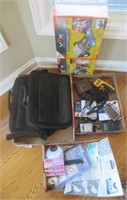 (4) Boxes that includes (2) laptop bags, (2) Sony