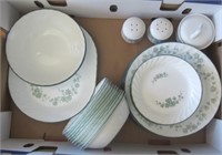 Group of Corelle Ivy pattern including lunch
