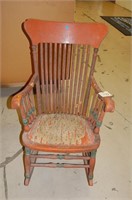 Painted Antique Rocking Chair