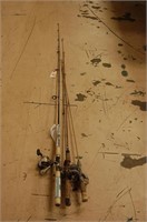 Set of 4 Fishing Poles