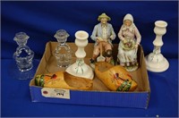 Candlestick Holders, Wood Shoes, Homeco Figurines