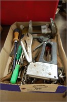 Stapler, Drill Bits & Hand Tools