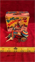Vintage windup tin toy in box
