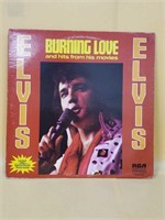 Rare Elvis Presley * Burning Love * LP 33 Record