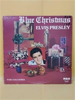 Rare Elvis Presley *Blue Christmas * LP 33 Record