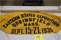 1934 Vintage Eastern States Exposition Banner