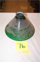 Vintage Green Glass Shade