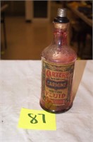 Vintage Carmine Writing Fluid Bottle