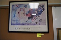 Vintage Kandinsky Framed Poster