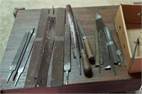 Box of Misc. Wood & Metal Files