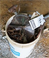 Scrap Metal Bucket & Pile