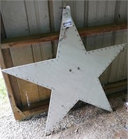 Large Wooden Star Light