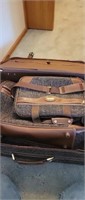 JAGUAR 4 PC LUGGAGE SET - OUTSIDE BUCKLES AND