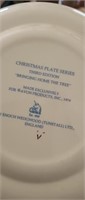 AVON COLLECTOR CHRISTMAS PLATES 1975 THRU 1980