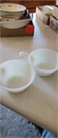 WHITE GLASS OVEN AND MICROWAVE SAFE DISHES,