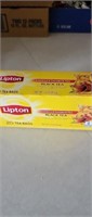 UNOPENED BOX 20 CT LIPTON BLACK TEA BAG S-