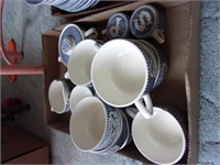 CURRIERS OVES PLATES CUPS SAUCERS