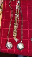 CAMEO , WATCH NECKLACES AND ASSORTMENT NECKLACES