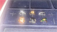 6 LADIES RINGS-   Size 7 to 8