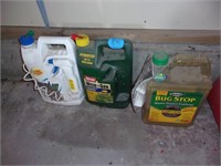 JUGS OF ROUND UP, CHEMICALS