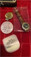ADVERTISING KEY CHAINS -TIME WATCH - COIN PURSE-